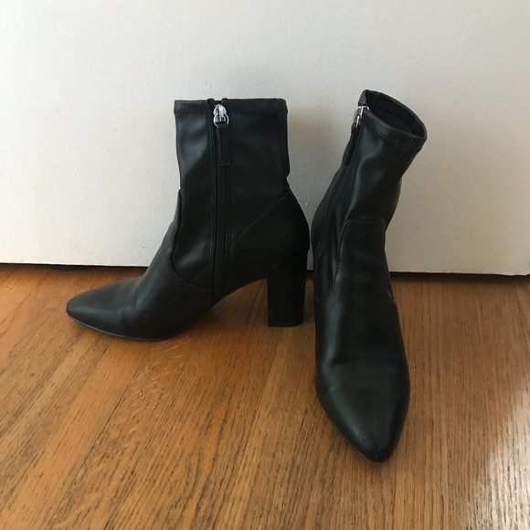 Steve Madden Black Edril Ankle Boots sz 6 - Picture 3 of 8